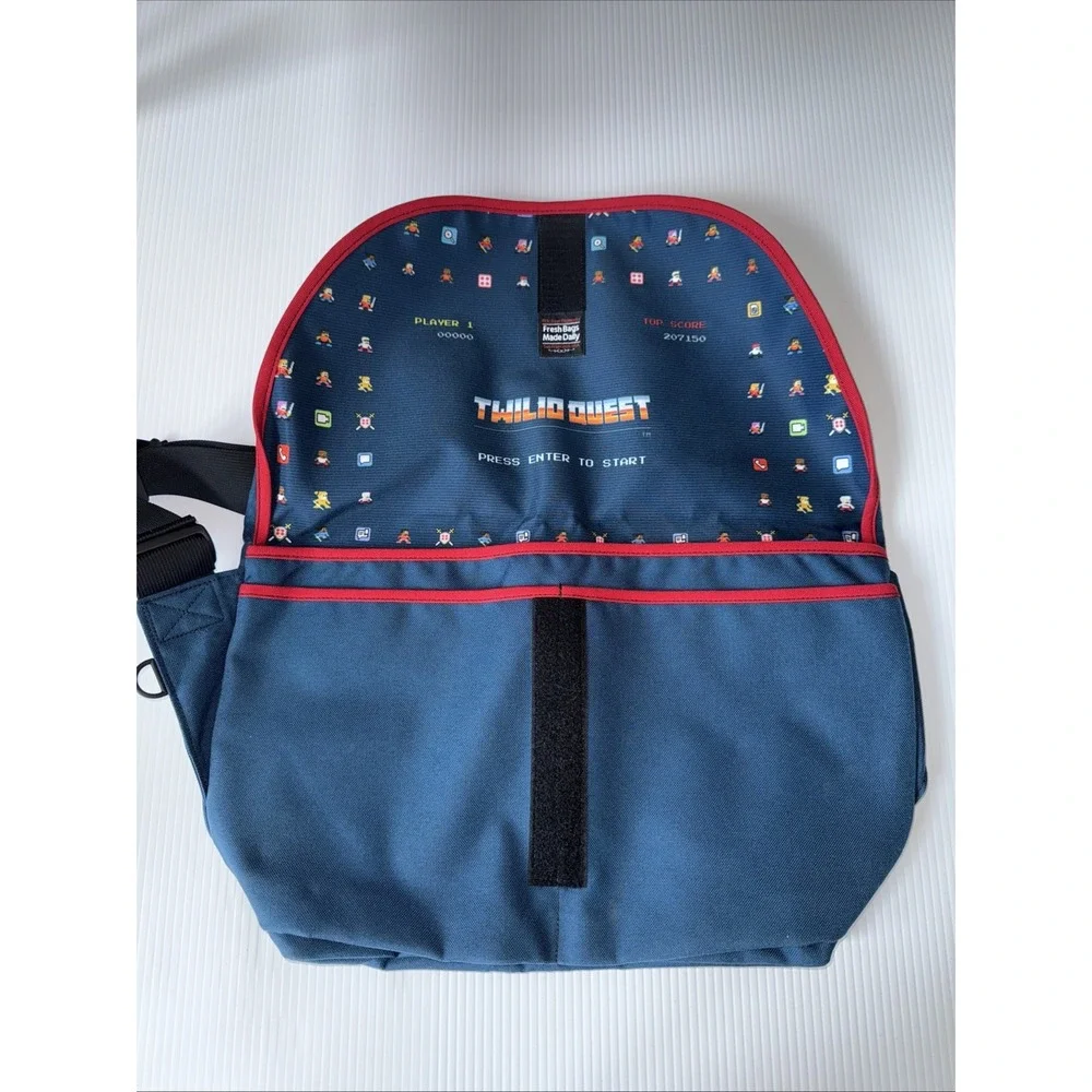 Rickshaw‎ Bags Twilio Quest Gaming Coder Large Zero Messenger Carry On Blue